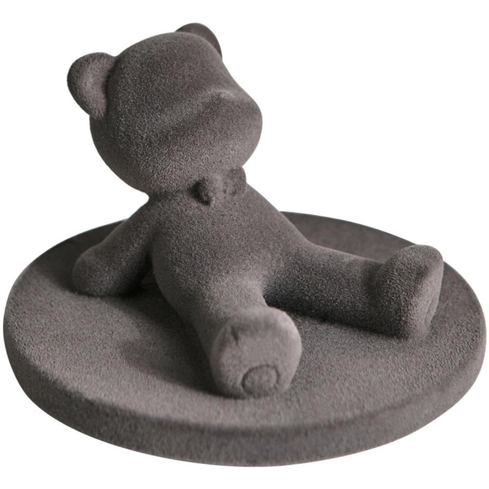 

Resin Bear Mobile Phone Holder Phone Statue Cartoon Lazy Bracket Home Office Style C