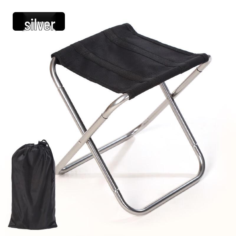 ZISIZ Outdoor Aluminum Alloy Folding Stool