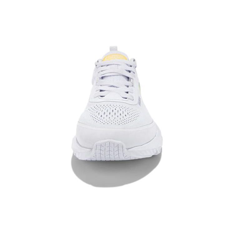 Scarpe Casual Basse Li Ning Ln Flex Antiscivolo Traspiranti Leggere da Uomo sneaker Bianco Verde AGLT031-3