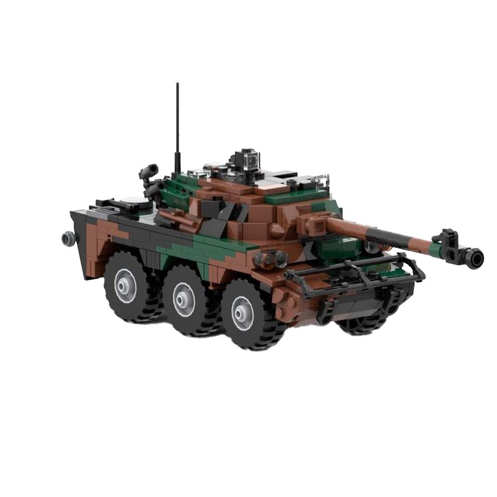 

Military Vehicles Tank Sets Army Model Building Blocks Brick Kids Toys Classic World War SWAT MOC110138 DIY II WW2 6 STEM Model Kit 3D Interlocking