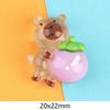 Kawaii Luminous Capybara Car Ornaments Dollhouse Mini Scene Decor Micro Landscape Ornaments Diy Desktop Decoration Toys