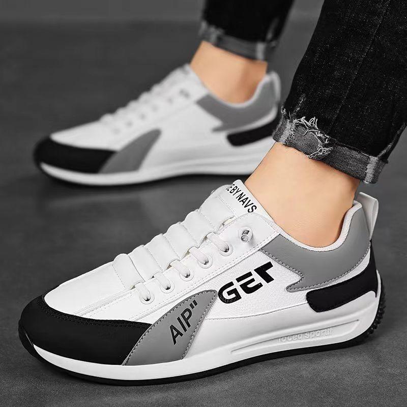 

Fashion foreign trade men s shoes 2025 spring new sports shoes men s lace-up running shoes Forrest Gump shoes white 39 белый