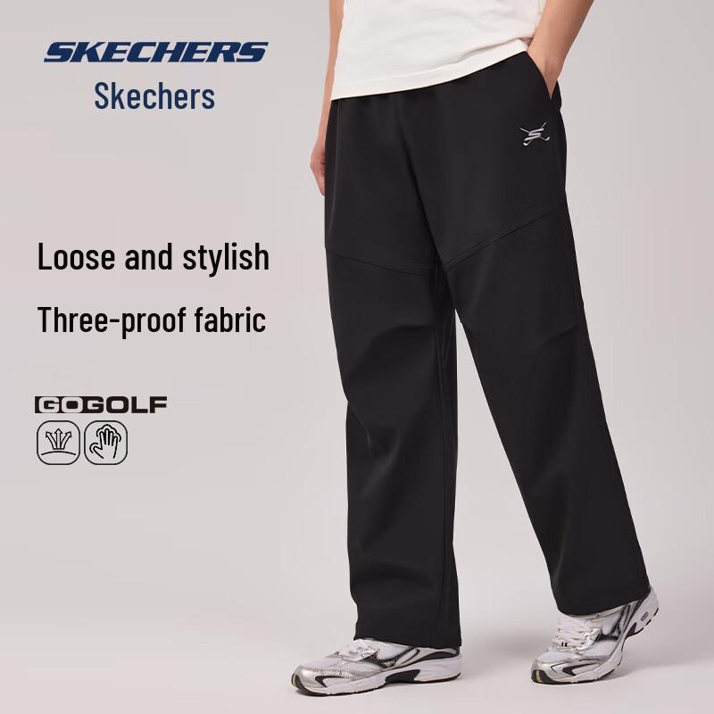 

Skechers Men s Loose Fit Straight-Leg Casual Pants XL