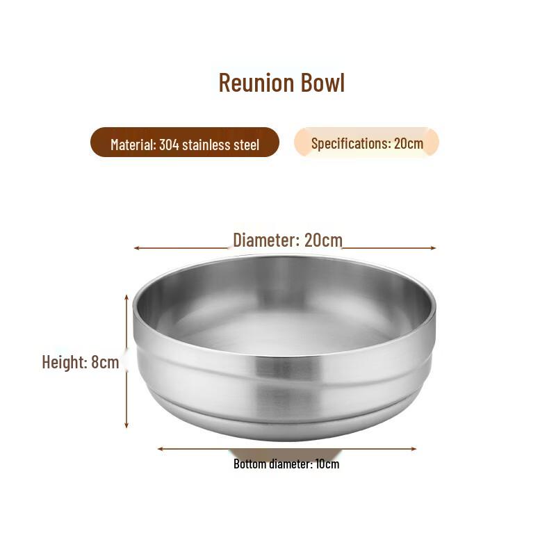 304 Stainless Steel Multi-Purpose Bowl