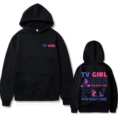 Mikina s kapucňou TV Girl Who Really Cares Album Potlač Pánske Dámske Mikiny s kapucňou Harajuku Pullover Tepláková súprava Unisex Oblečenie