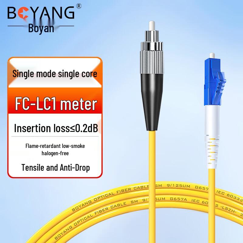 

BOYANG Telecom-Grade Fiber Optic Patch Cable 1m