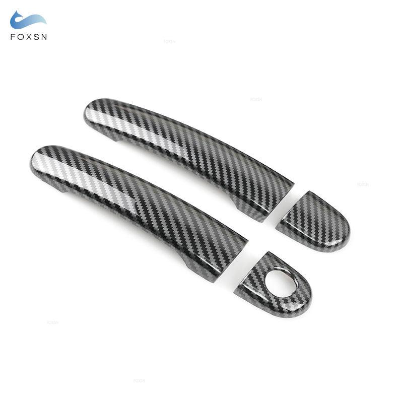 Car Accessories Exterior Door Handle Cover Sticker Trim For VW Golf 5 MK5 Rabbit 2004 2005 2006 2007 2008