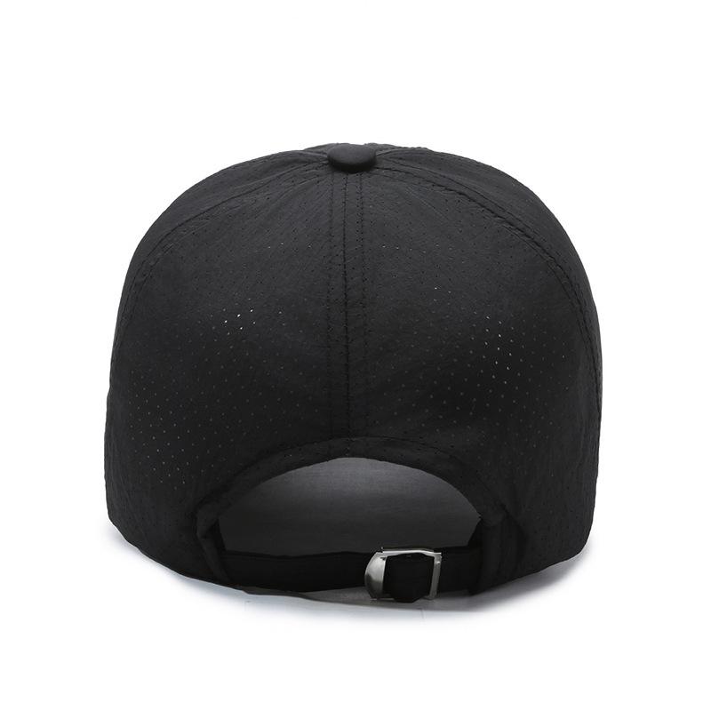 Quick Drying Solid Baseball Cap, Sunscreen Breathable Adjustable Cycling Hiking Fishing Sports Trucker Hat For Women & Men