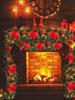 Christmas Wreath Door Decoration Battery Powered Christmas Tree Garland Light For Home Stairs Door New Year Weeding Decoration