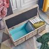 Shoe Changing Stool Rectangular Storage Stools Multifunctional Aesthetic Stool Luxury Long Sofa Stools Living Room Furniture