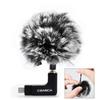 COMICA Pin Mic Wind Muff Gray 3pcs Adjustable