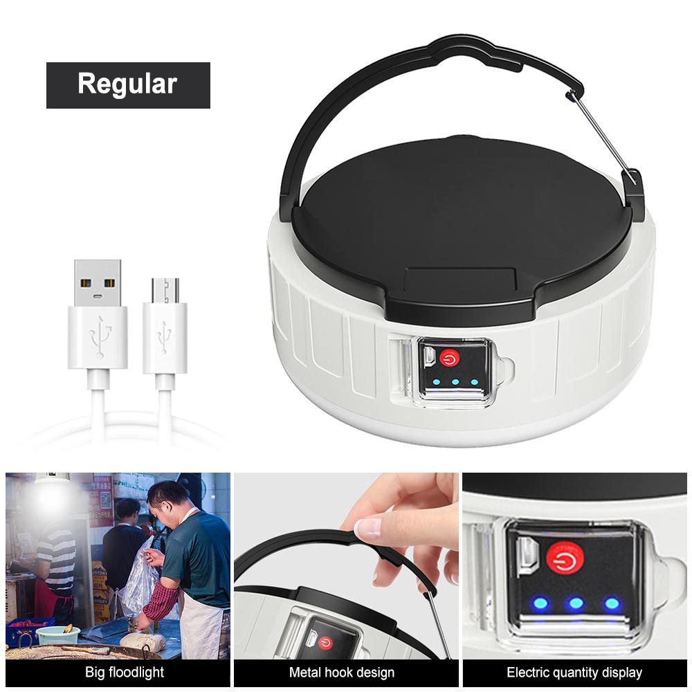 10W Solar Backpacking Hiking Light with Remote Control USB Charging Waterproof IP65 Emergency Camping Tent Light AS Mobile Power