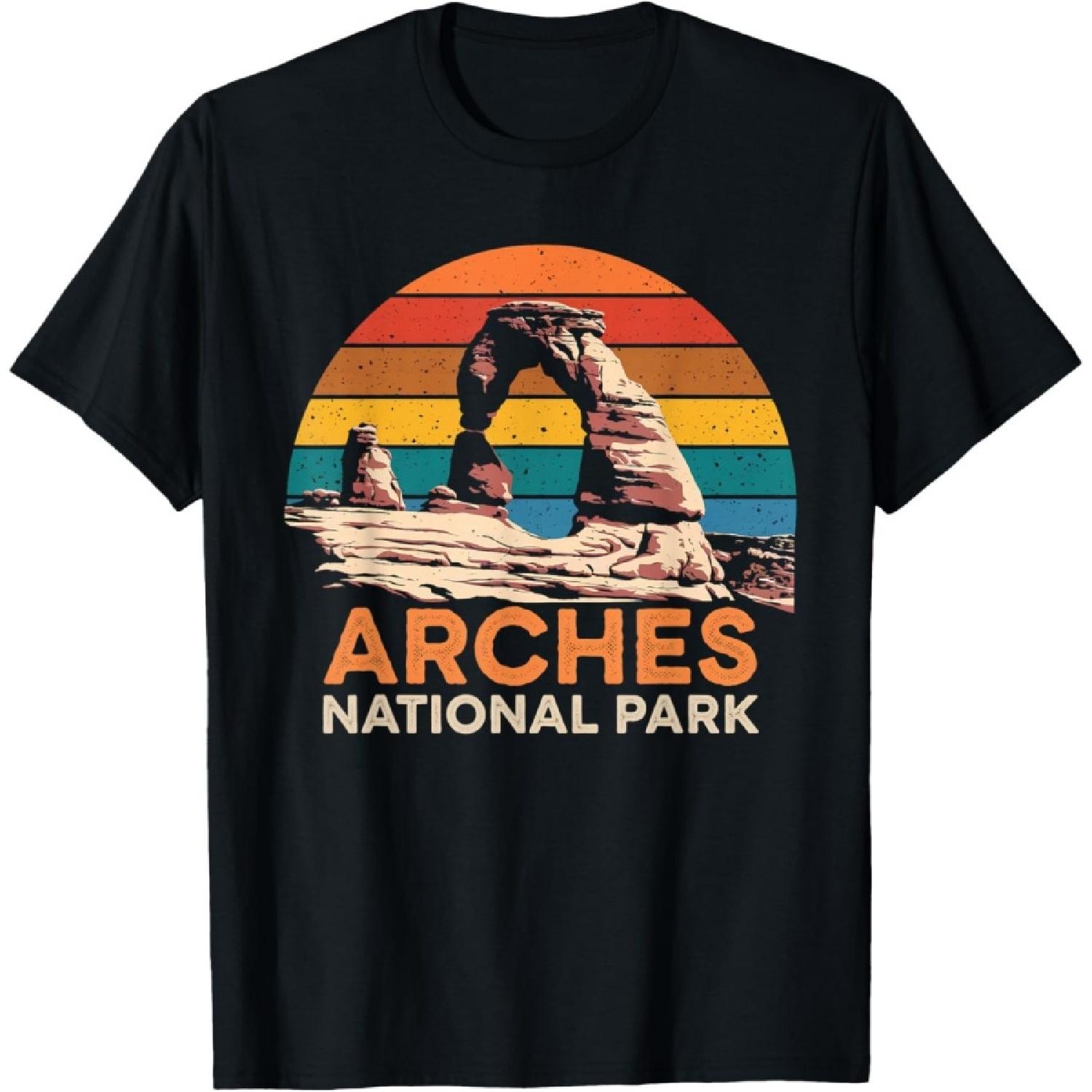 

Arches National Park Vintage Utah Vintage National Park T-Shirt XXXXXL чорний