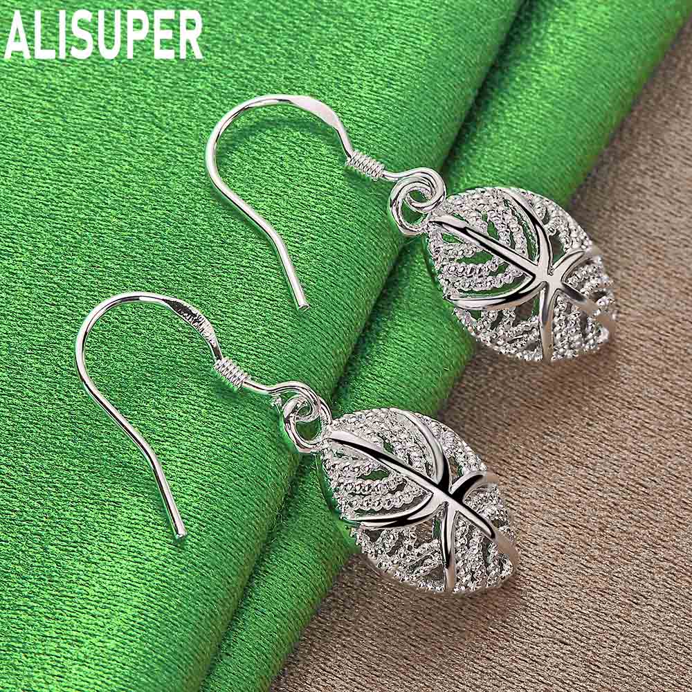 925 Sterling Silver Ethnic Style Filigree Starfish Oval Earrings - Exquisite Evening Jewelry