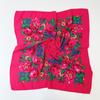 Women Square National Scarf 70*70cm Russian Retro Floral Print Head Scarves Bandana Foulard Femme Muslim Headwrap Babushka Scarf