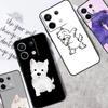 Cartoon Westie Dog Case For Xiaomi Redmi Note 12 11 9 10 13 Pro Plus 12S 11S 10S 9S Redmi 13C 9C 10C 12C Cover