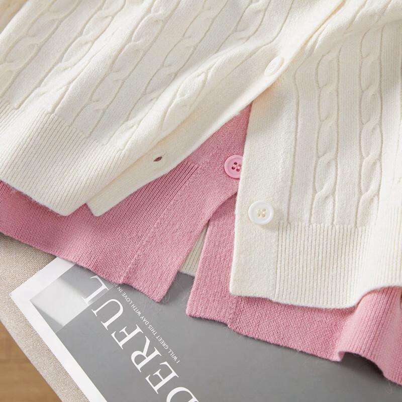 Tachi Women's Faux Two-Piece Colorblock Cable Knit Cardigan