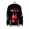 Cartoon Youthful School Bags Unisex Garten Of Banban Travel Bags 3D Print Oxford Waterproof Notebook Multifunction Backpacks
