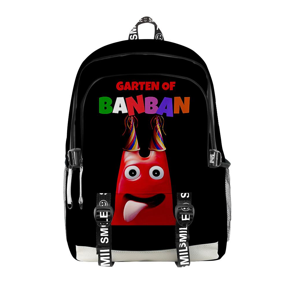 Cartoon Youthful School Bags Unisex Garten Of Banban Travel Bags 3D Print Oxford Waterproof Notebook Multifunction Backpacks