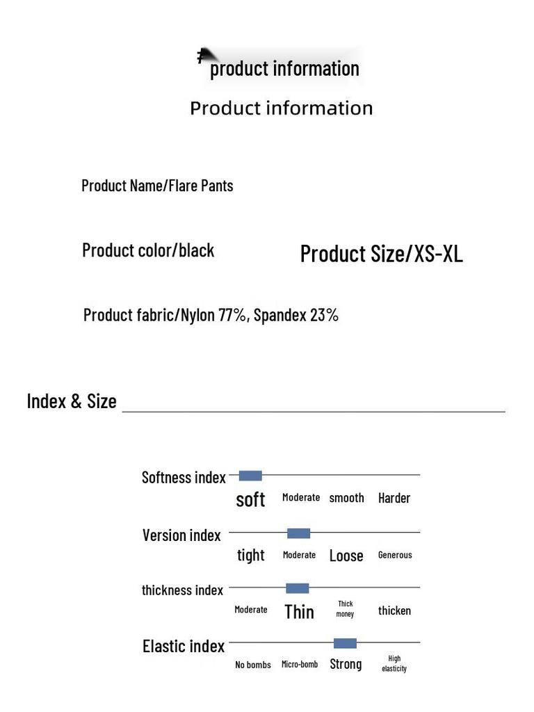 Mao Ren Women's High-Waist Bootcut Shaping Leggings