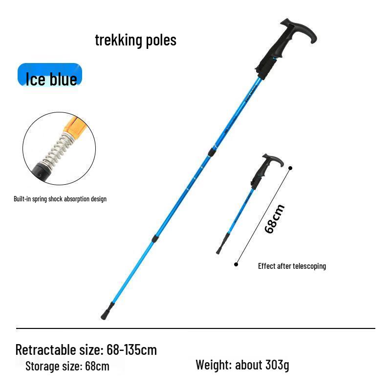 Ruifulek Professional Retractable Hiking Pole