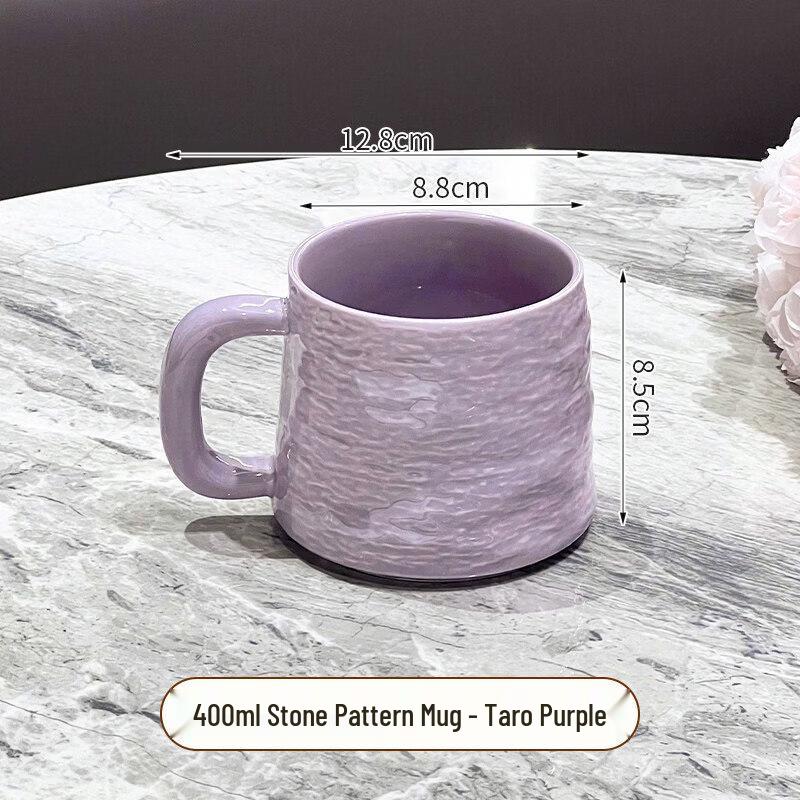 Star Ceramic Mug with Spoon