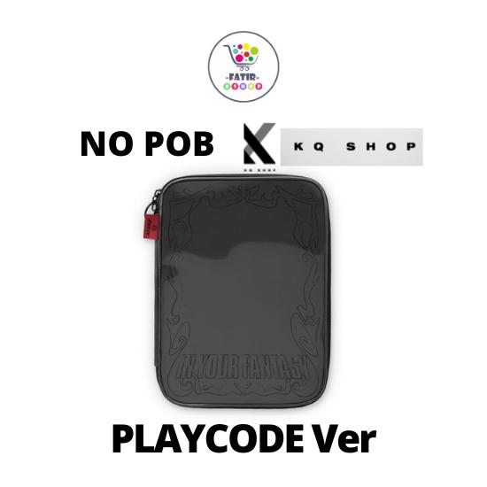Выберите POB PLAYCODE Версия ATEEZ 2025 МИРОВОЙ ТУР В ВАШЕЙ ФАНТАЗИИ ИНЧХОН No POB black
