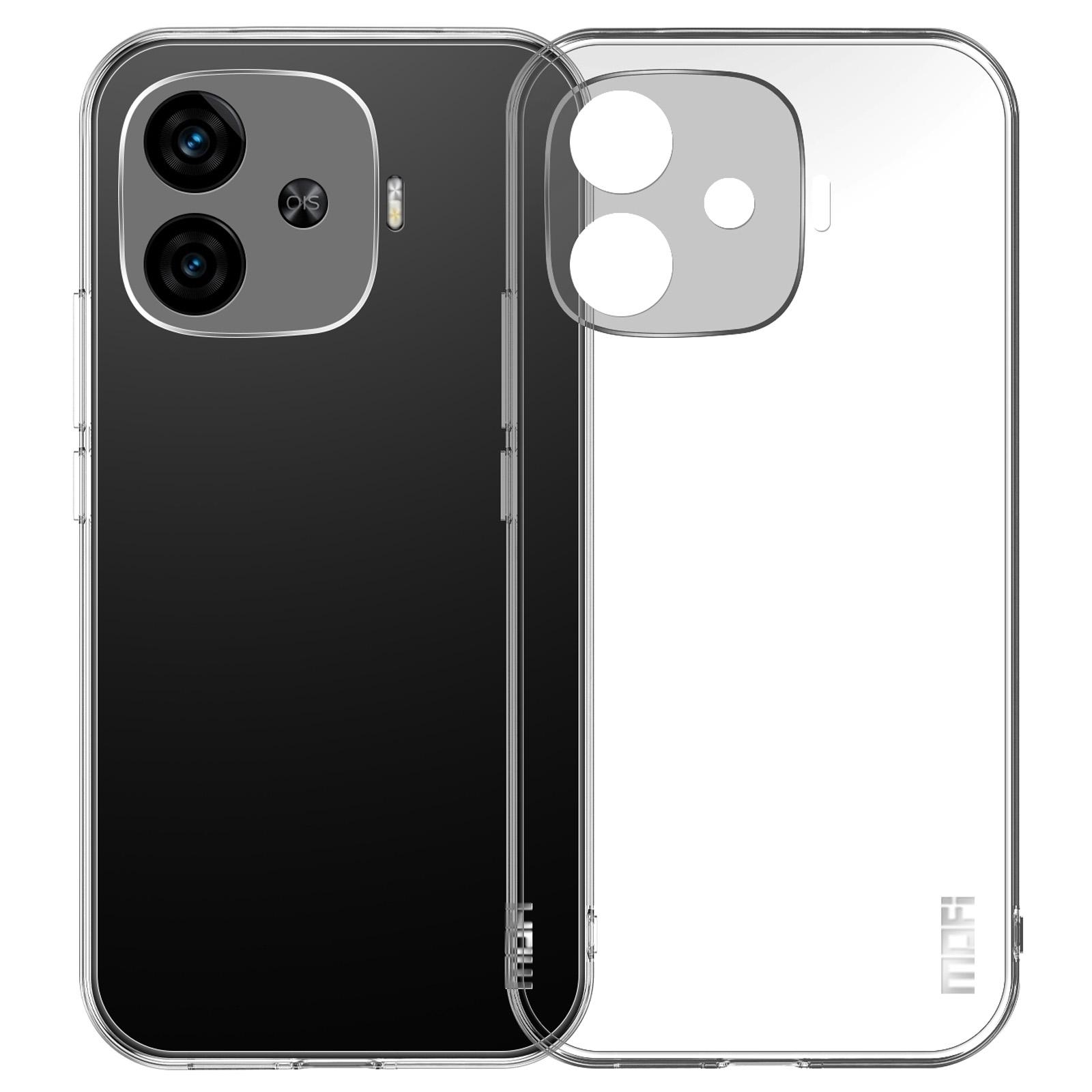 

Чохол MOFI для vivo iQOO Z9 Turbo 5G, гнучкий ТПУ, прозорий A