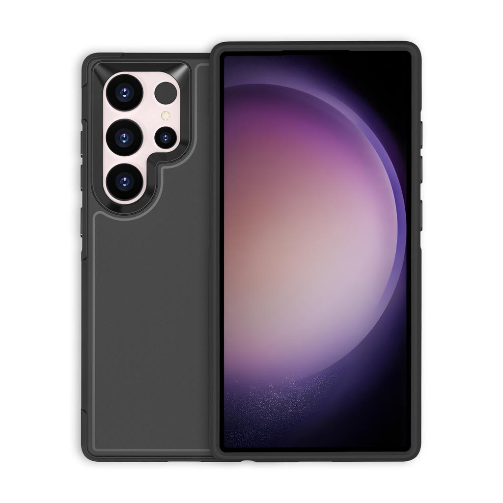 Dvouvrstvý pevný pancéřový kryt pro Samsung Galaxy A55 5G A 55 S24 Ultra S23 S22 Plus Černý Nárazuvzdorný Kryty Funda