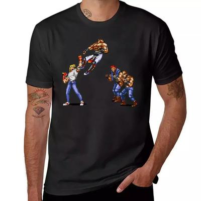 Streets of Rage - Axel T-Shirt Aesthetic Clothes Anime Clothes Heavyweight T Shirts for Men