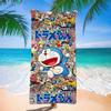 Cute Cartoon Character Printed Microfiber Beach Towel Quick Dry Soft Bath Towel For Kids Swimming