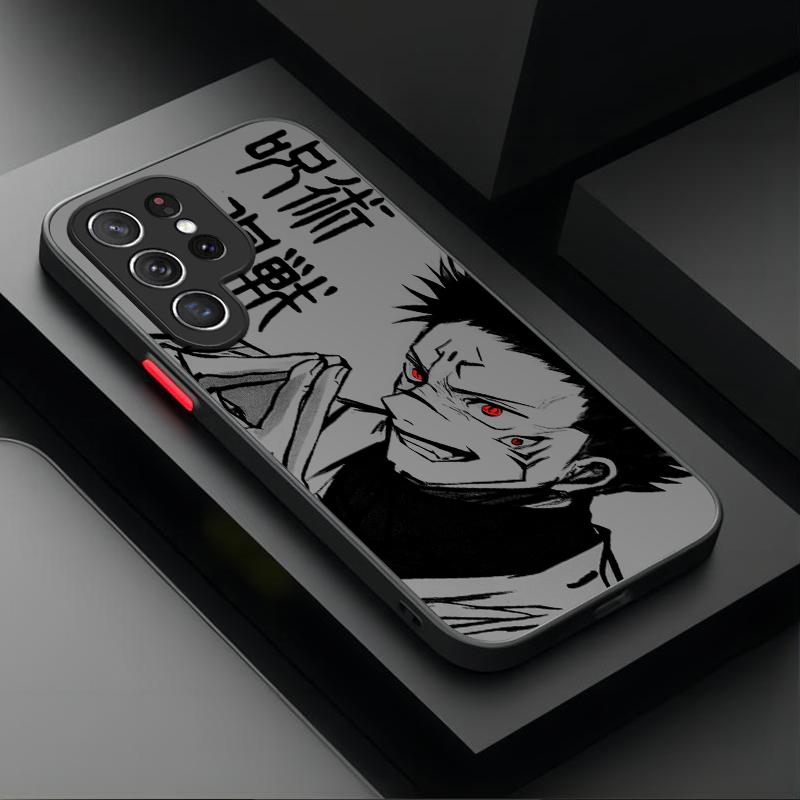 Sukuna Jujutsu Kaisen Gojo Δροσερή Θήκη Για Samsung Galaxy S25 S24 S23 Ultra S22 S21 Plus FE A56 A36 A26 A16 A06 A15 A25 A35 A55 5G