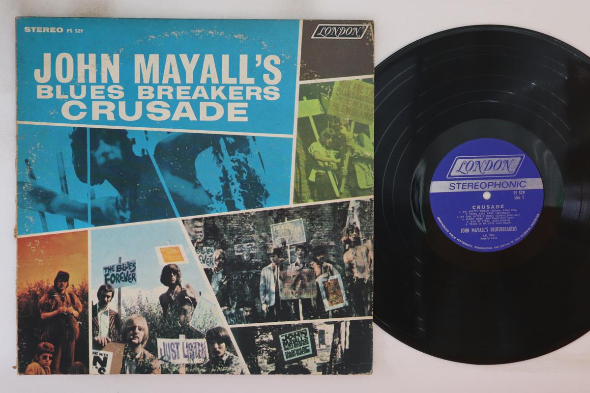 

LP Record JOHN MAYALL S BLUESBREAKERS - Crusade PS529 LONDON 1970 US Rock Used