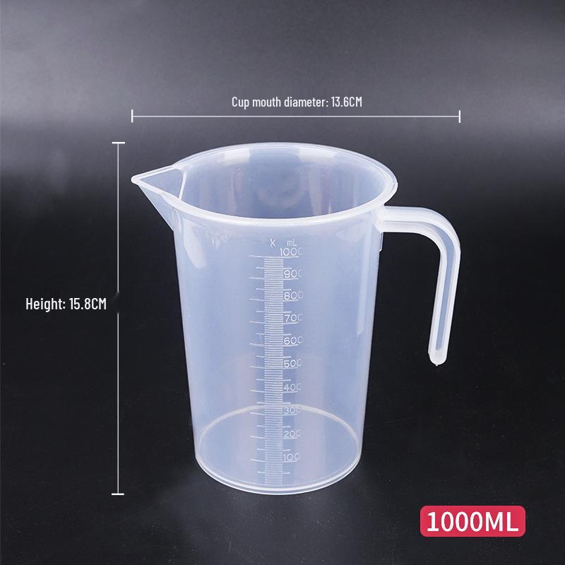 1000ml/5000ml Plastic Measuring Cup with Scale for Milk Tea Shops and Household Use