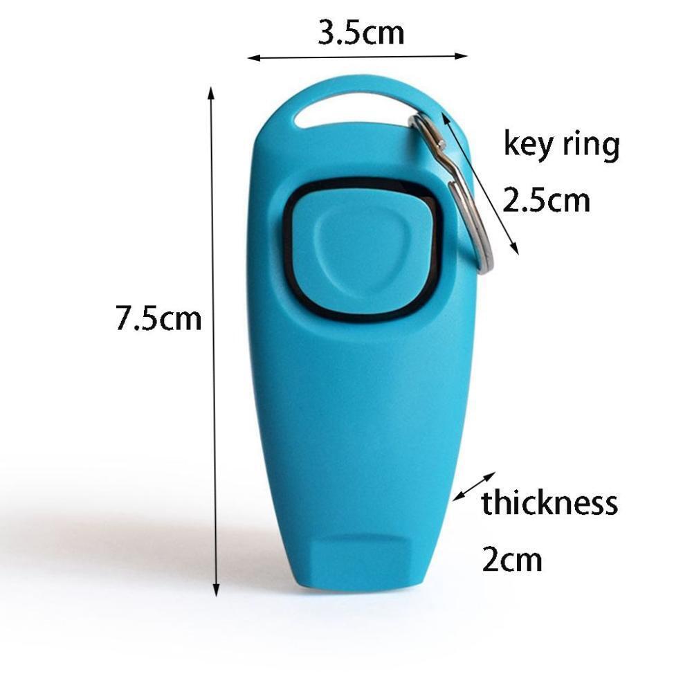 Whistle with Key Ring Dog Flute Dog Training Clicker Dog Supplies Dog Whistle