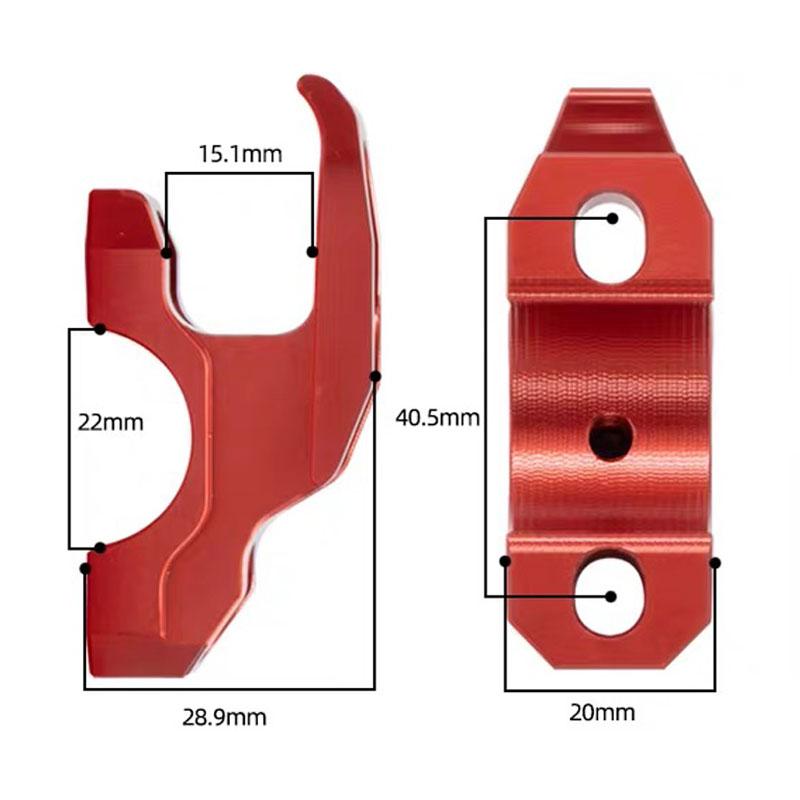 Universal Motorcycle Luggage Helmet Hook Aluminum Mount Motorcycle Scooter Holder Bag Hanger Multi-functional Hook Accessories