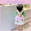 Adorable Girls Cute Cow School Backpack Soft Nylon Animal Themed Kids Rucksack