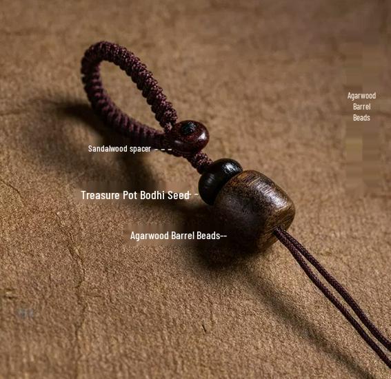 Handmade Woven Bodhi Beaded Keychain Pendant Kit