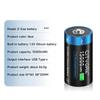 Batteria agli ioni di litio ricaricabile LR20 R20 D da 1,5 VD Batteria a celle D di tipo D Batterie ricaricabili USB per fornelli a gas Scaldabagno