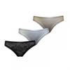 Be You Womens/Ladies Floral Microfibre Brazilian Briefs (Pack of 3)