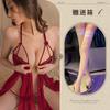Sex Underwear Sexy Lace Temptation Suspender Nightdress Hot Hollow Petal Skirt Women's Transparent Pajamas
