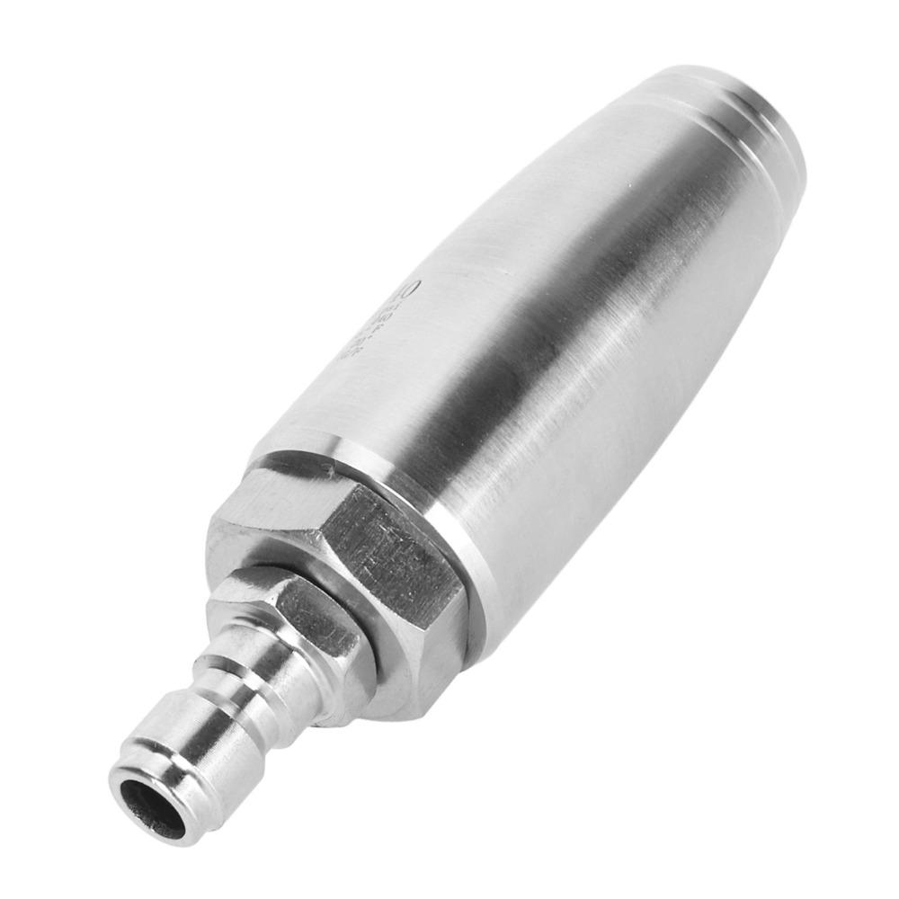 Stainless Steel High Pressure Rotary Nozzle 350bar Pressure Washer Nozzle Outdoor Surface Cleaning