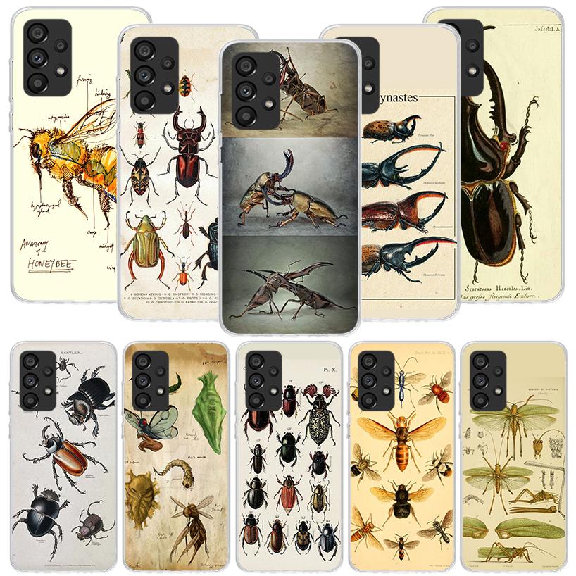 Bugs Bees Scientific Decomposition Phone Case for Samsung Galaxy A17 A16 A15 A14 A13 A57 A56 A55 A54 A53 A37 A36 A35 A34 A33 A26