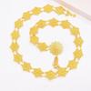 Jewelry Hollow Out Flower Necklace Metal Dance Dress Belt Chains  Party Decoration