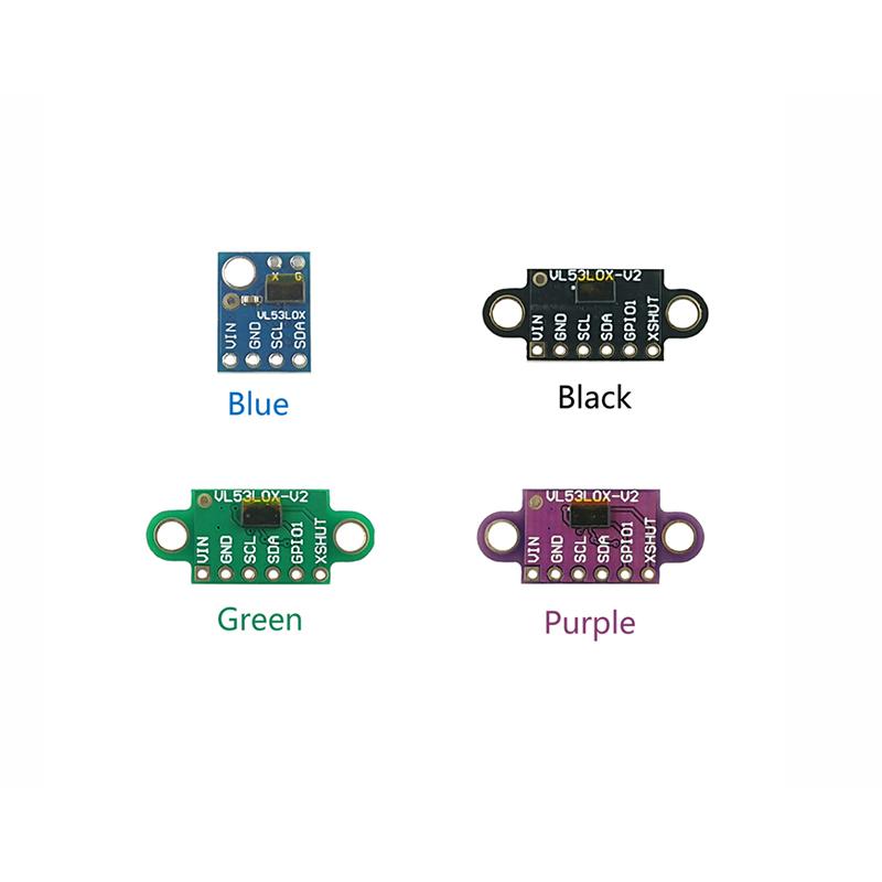 VL53L0X Time-of-Flight (ToF) Laser Ranging Sensor Breakout 940nm GY-VL53L0XV2 Laser Distance Module I2C IIC 3.3V/5V
