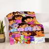 Dora Explorer Blanket Ultra-Soft Suitable for Picnics Livingroom Seaside Four Seasons Multipurpose Warmthful Decor Gifts For Family Or Friends