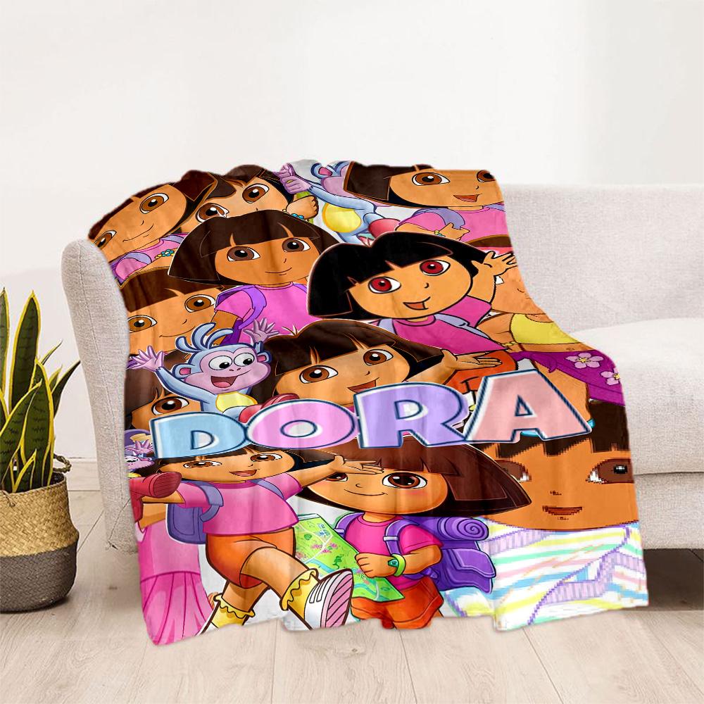 Dora Explorer Blanket Ultra-Soft Suitable for Picnics Livingroom Seaside Four Seasons Multipurpose Warmthful Decor Gifts For Family Or Friends