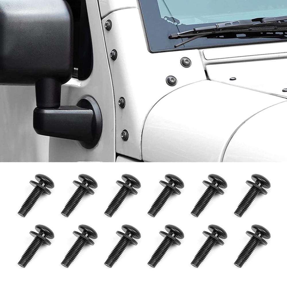 Roof Screws for Jeep Wrangler JK JKU 2007-2017 Wrangler JL 2018    2022 Torx Screws Bolts Car Accessories