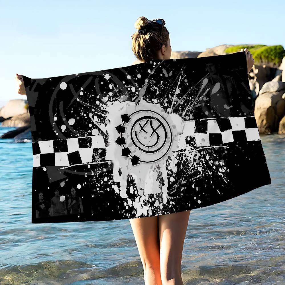 

Famous Punk Band BLINK-182 Microfiber Beach Towel Absorbent Quick dry Soft Yoga Swimming Resort Mountain Climbing Towel W40*H60(CM)