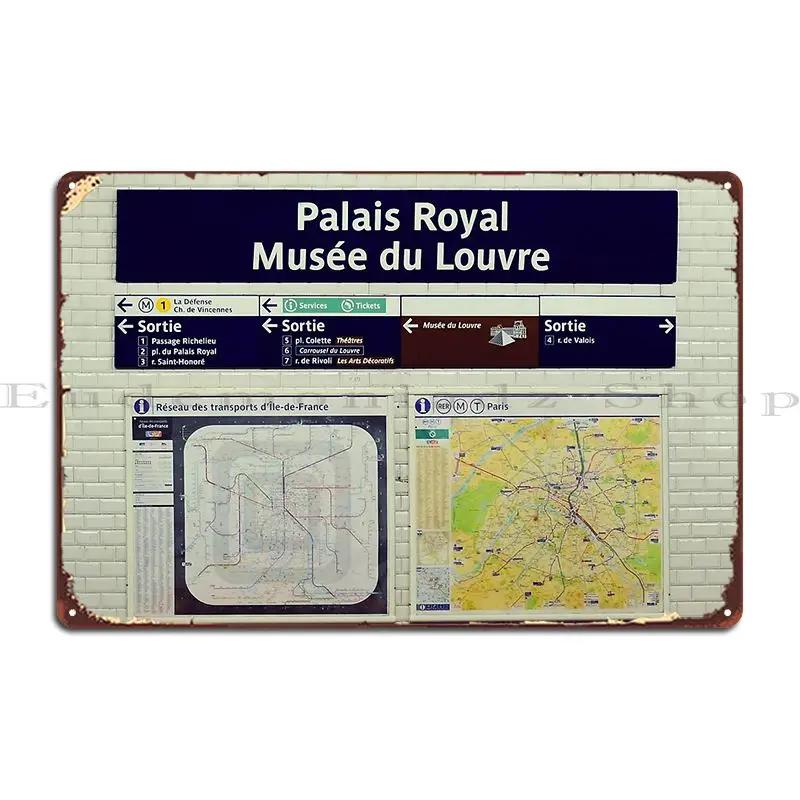 

Underground Sign Paris Metro Station Metal Signs Decoration Cinema Club Personalized Cinema Tin Sign Poster 20x30cm（7.8x11.8inch）